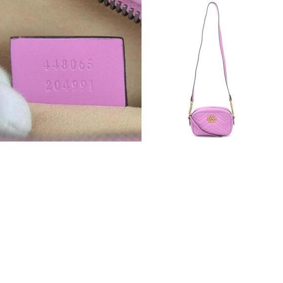 GUCCI Authentic Leather GG Marmont Shoulder Bag - Picture 5 of 5